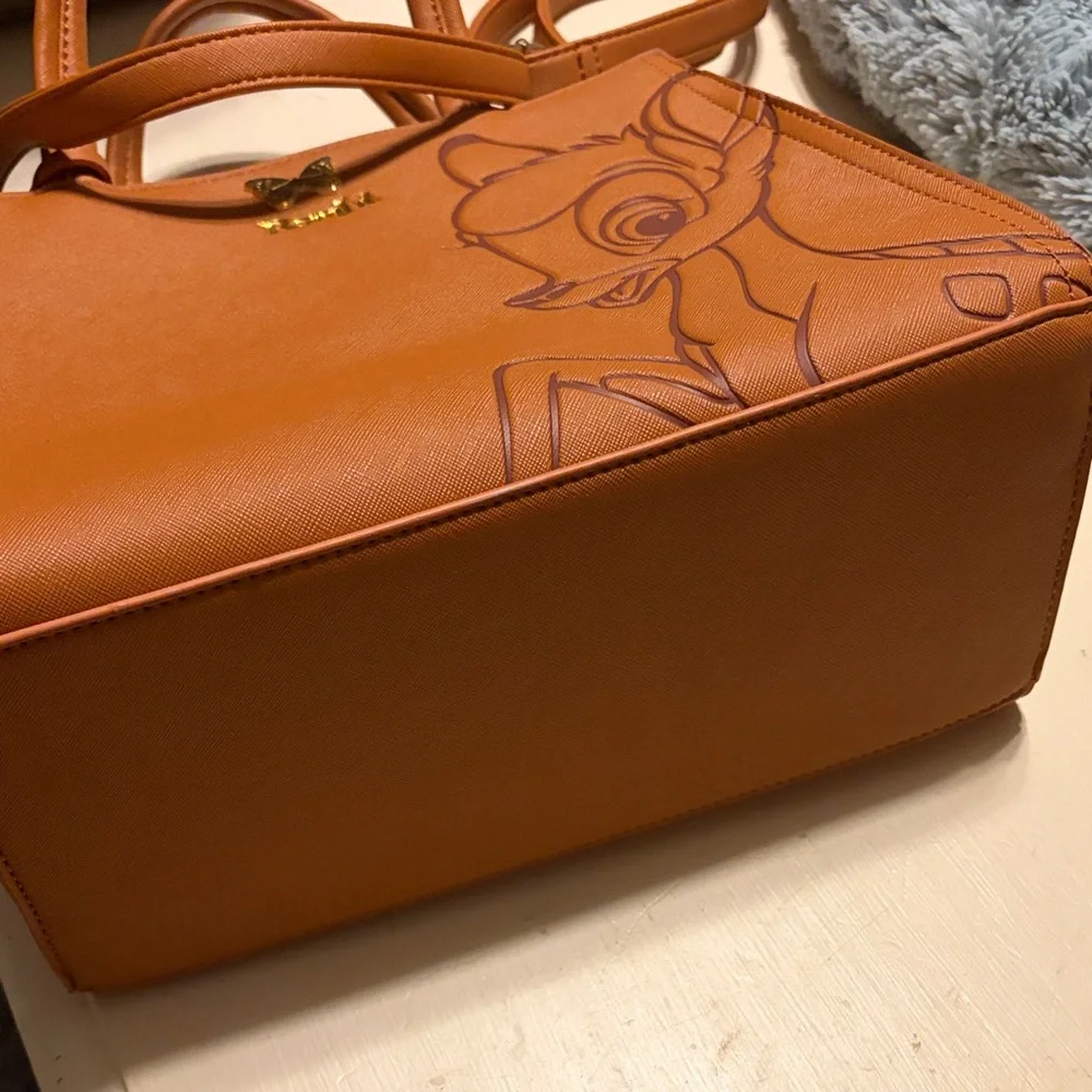 Loungefly Tan Bambi Bag and Wallet - Picture 4 of 8